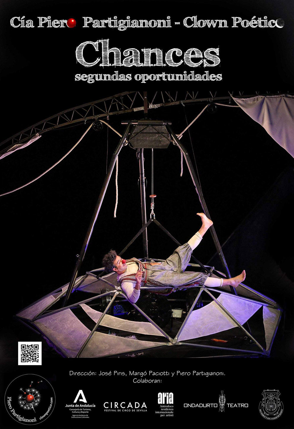 Verano Cultural 2026 – Teatro – Las Norias – Piero Partigianoni «Chances, segundas oportunidades»- Viernes 3 de julio, Parque Manolo Escobar 20h