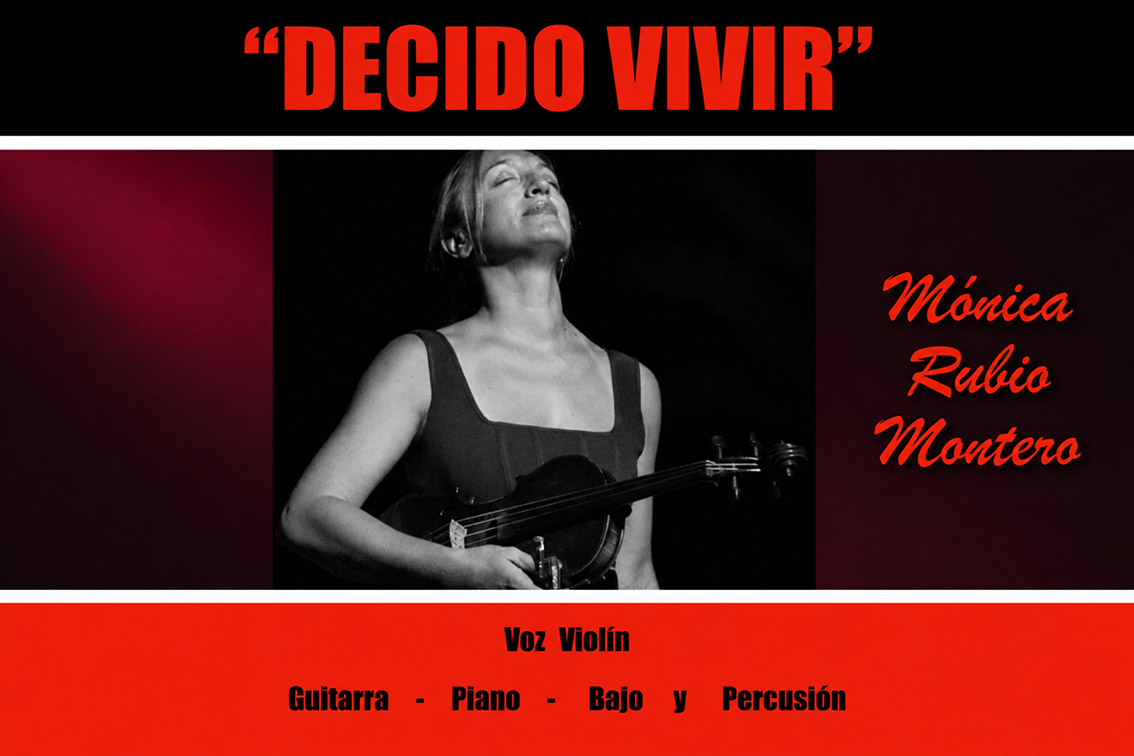 Verano Cultural 2026 – 27 Ciclo de Conciertos Castillo de Guardias Viejas – Mónica Rubio Montero «Decido vivir» – Jueves 9 de julio 22h