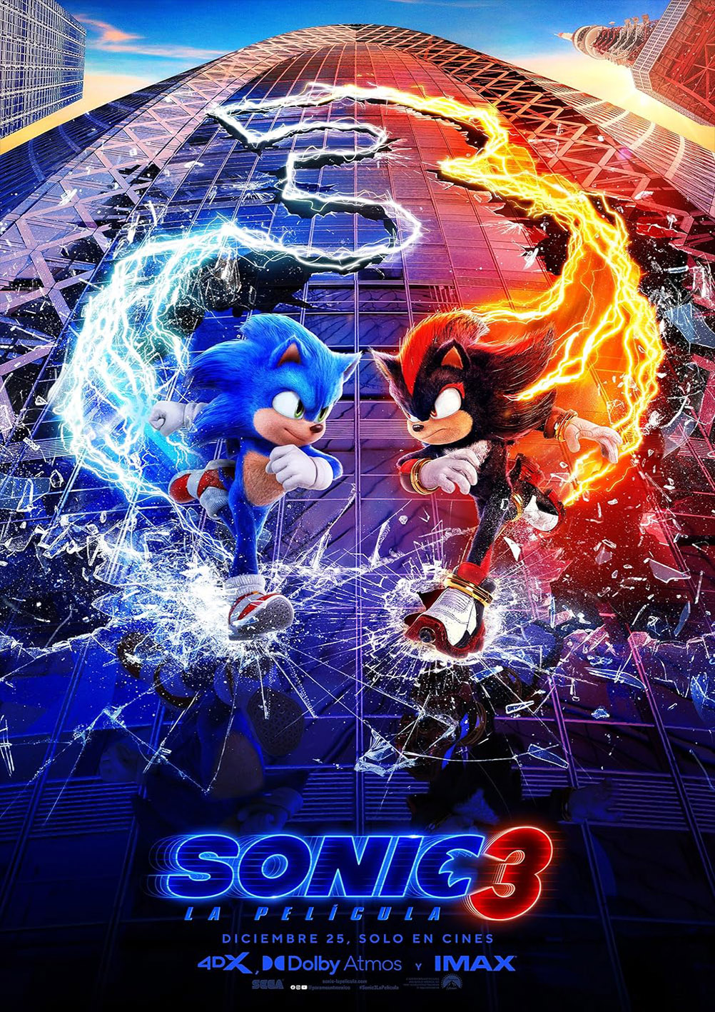 Verano Cultural 2026 – Cine «Sonic 3» – Almerimar – Martes 14 de julio, Parque Brisamar 22 h