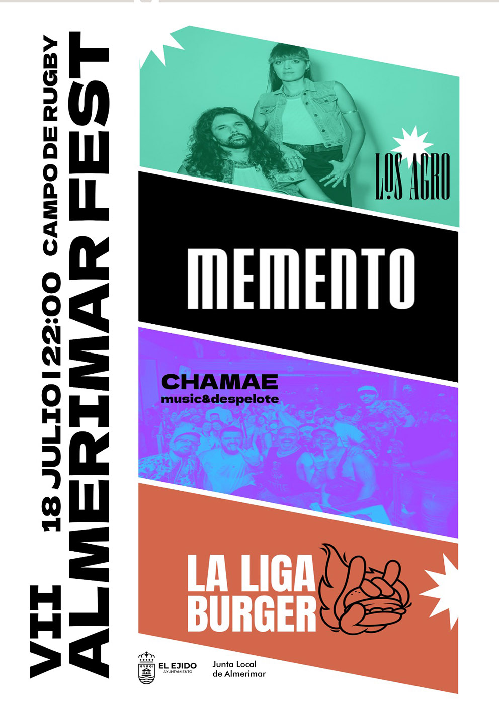 Verano Cultural El Ejido 2026- VII Almerimar Fest – 18 de julio, Almerimar – Campo de Rugby 22 h