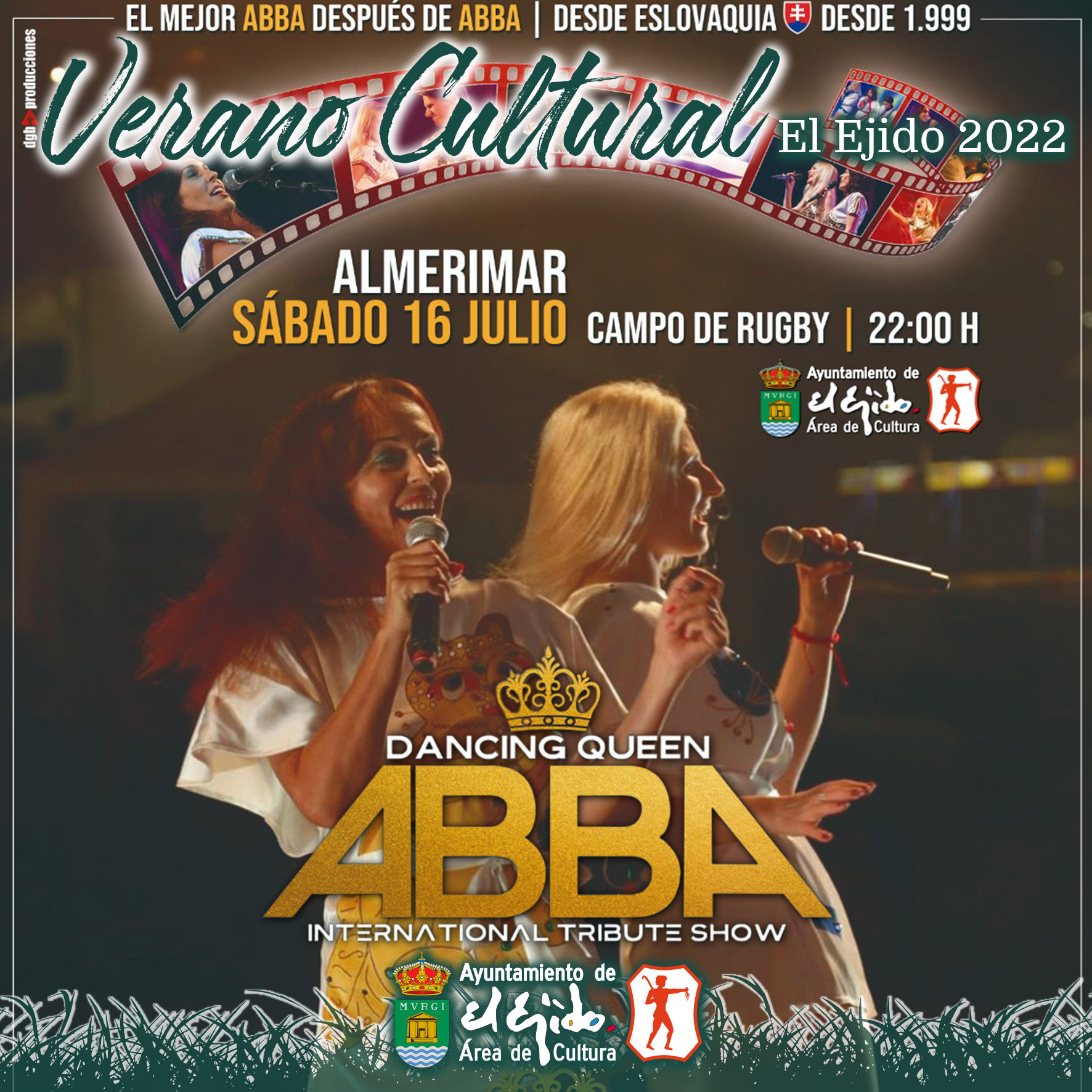 Verano Cultural 2022 de El Ejido – Dancing Queen ABBA International Tribute Show