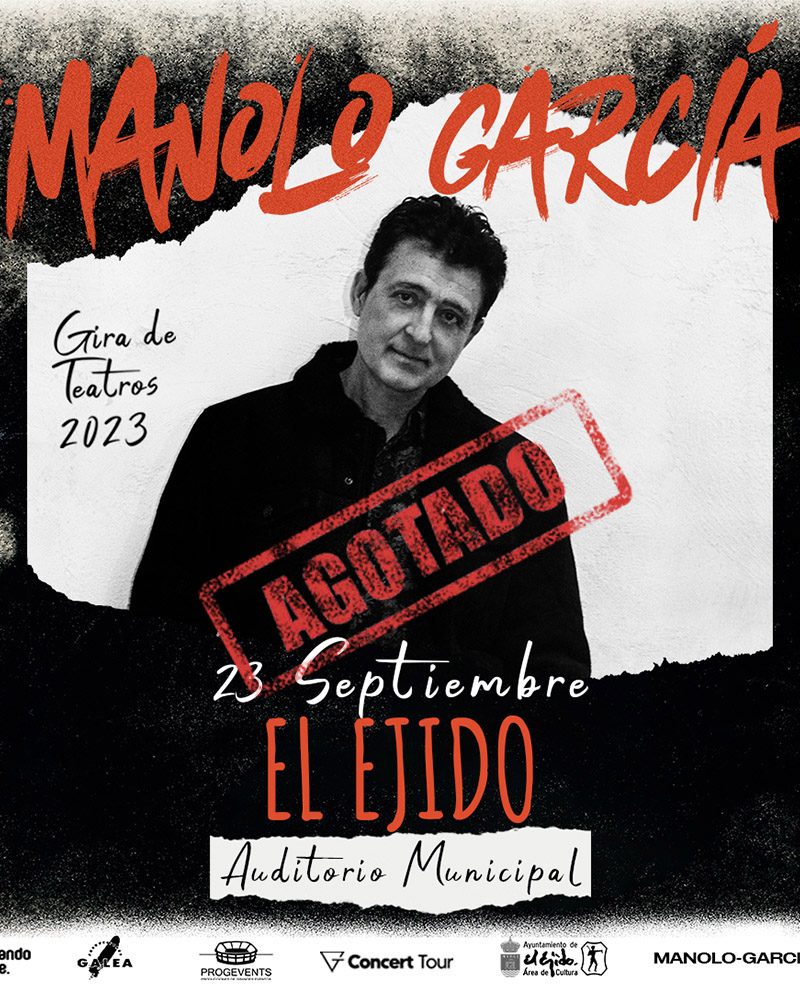 AGOTADO Manolo García «Gira de Teatros 2023» – Sábado 23 de septiembre
