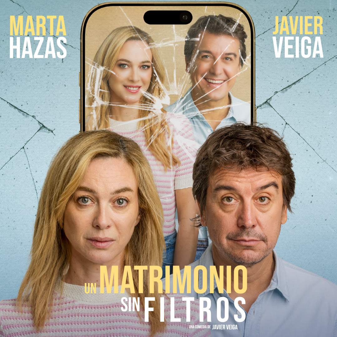 Teatro – Marta Hazas y Javier Veiga «Un matrimonio sin filtros» – Sábado 3 de octubre – Auditorio, 20:30 h