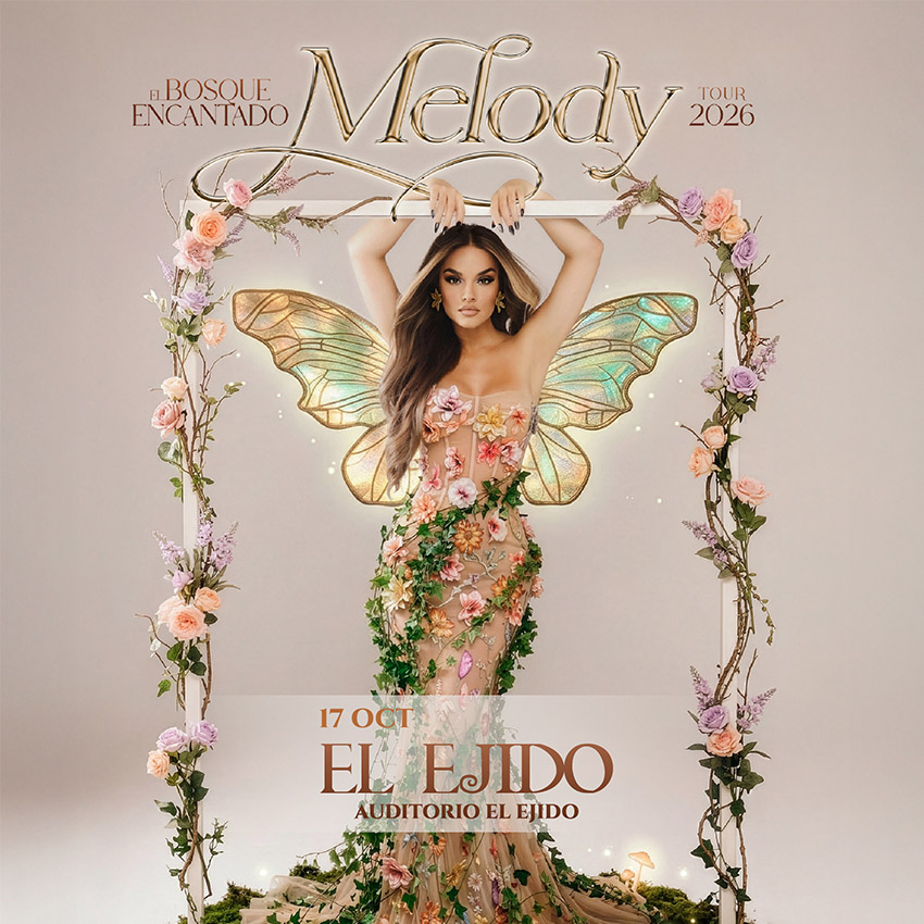 Melody «El El bosque encantado Tour 2026»- Sábado 17 de octubre