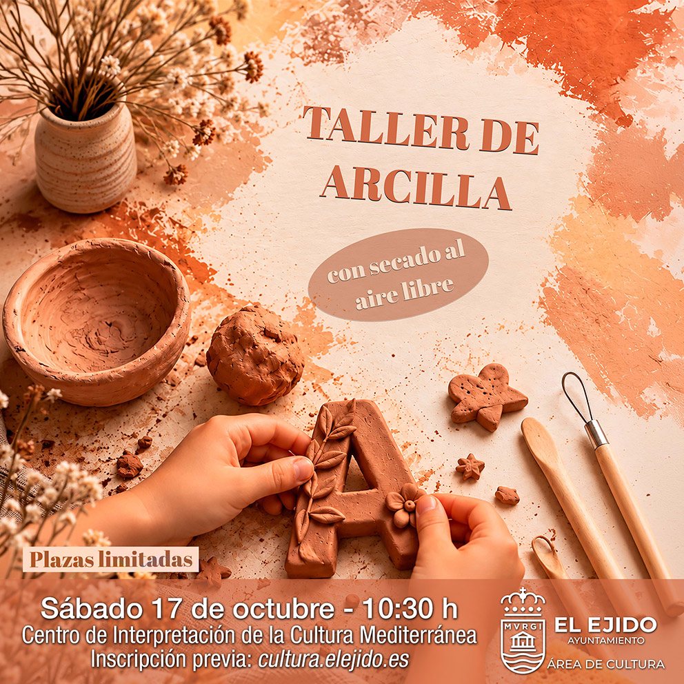 Otoño Cultural – Taller de arcilla con secado al aire libre – Sábado 17 de octubre