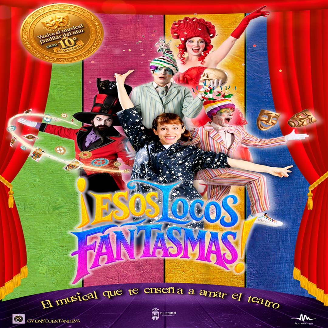 FTE 2026 – Guionycuentanueva «Esos locos fantasmas» – Sábado, 30 de mayo -Teatro Municipal,12:00 h