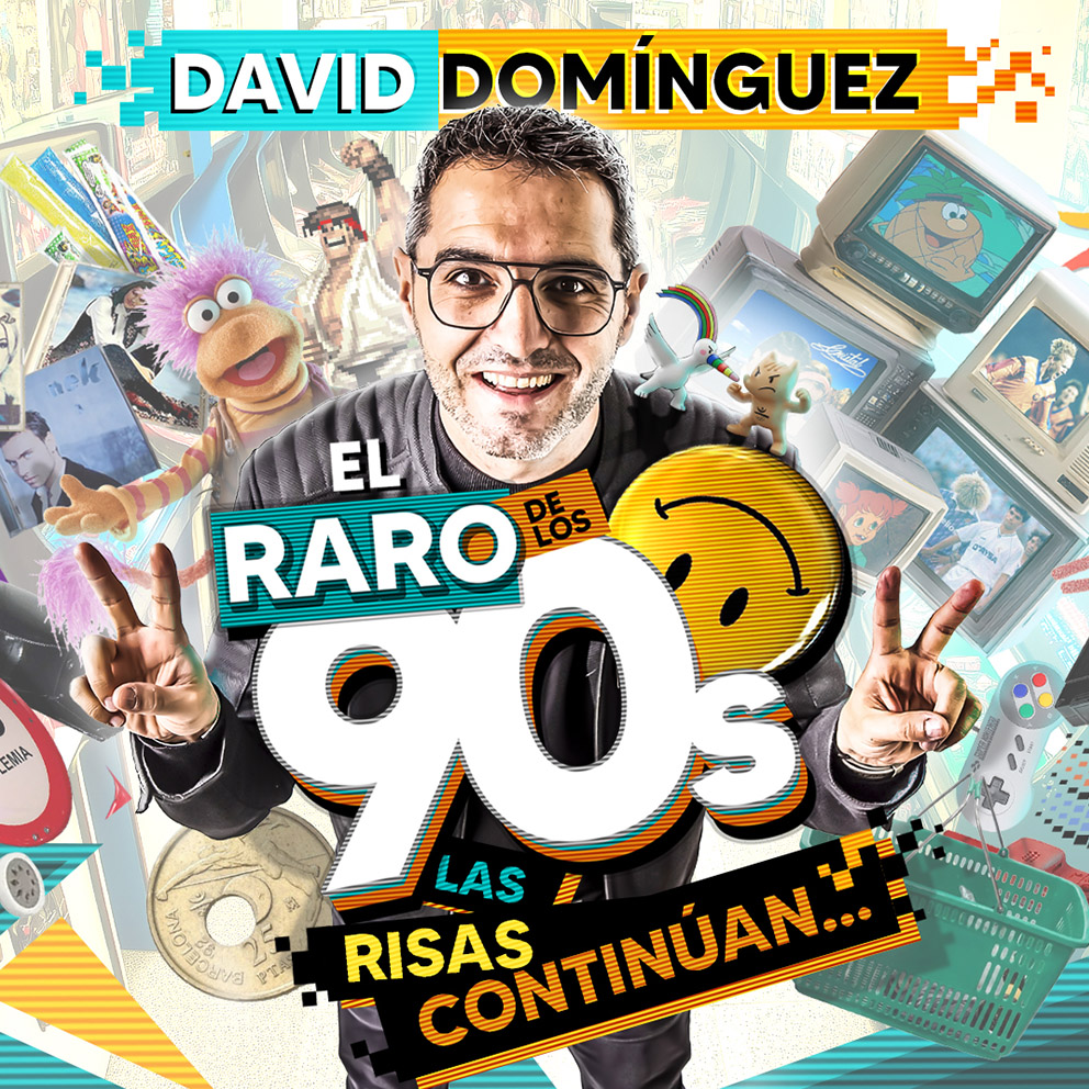 David Dominguez «El raro de los 90, las risas continúan» – Domingo 29 de noviembre – Auditorio, 18:30 h