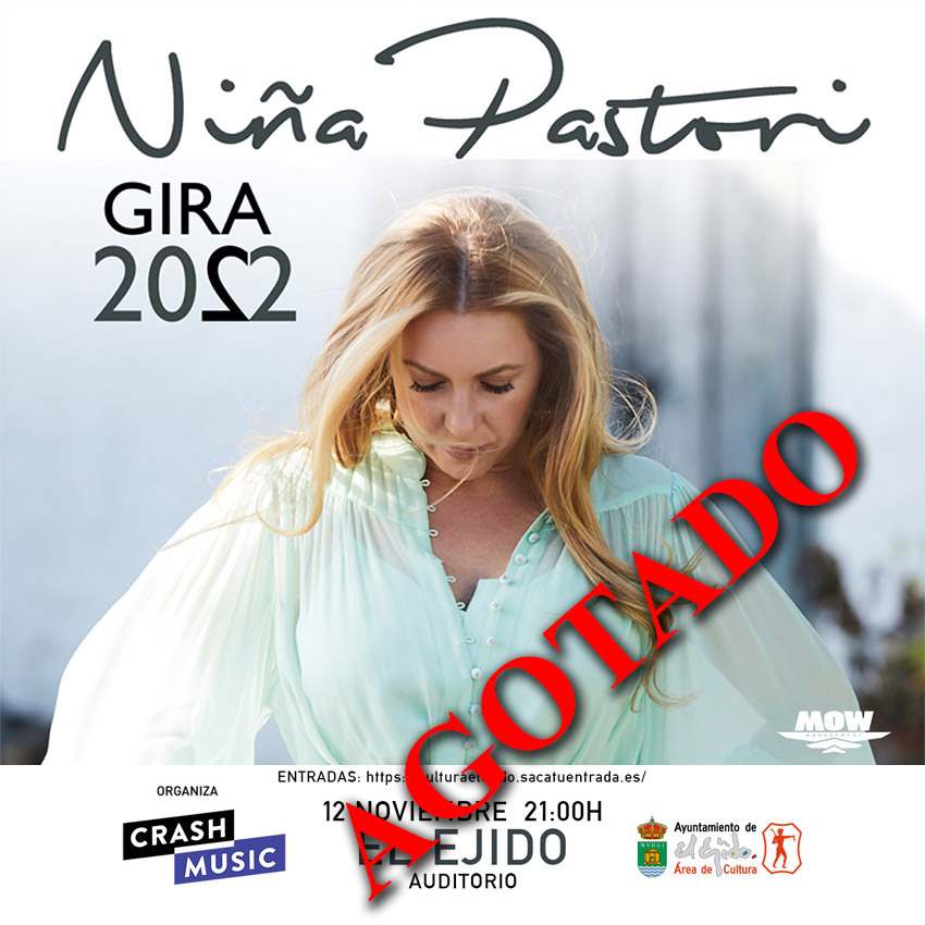 Otoño Cultural 2022 de El Ejido – Música – Niña Pastori «Gira 2022» AGOTADO