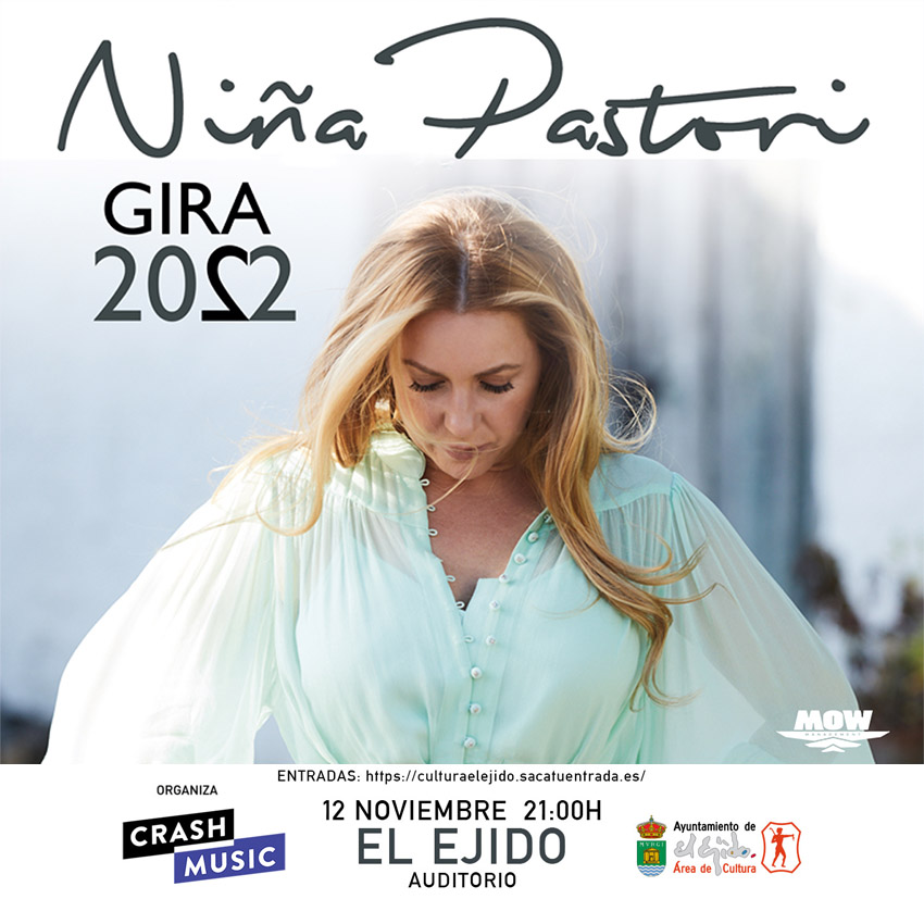 Otoño Cultural 2022 de El Ejido – Música – Niña Pastori «Gira 2022»
