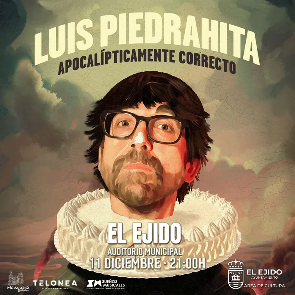 Luis Piedrahita «Apocalípticamente correcto» – Viernes 11 de diciembre – Auditorio, 21 h