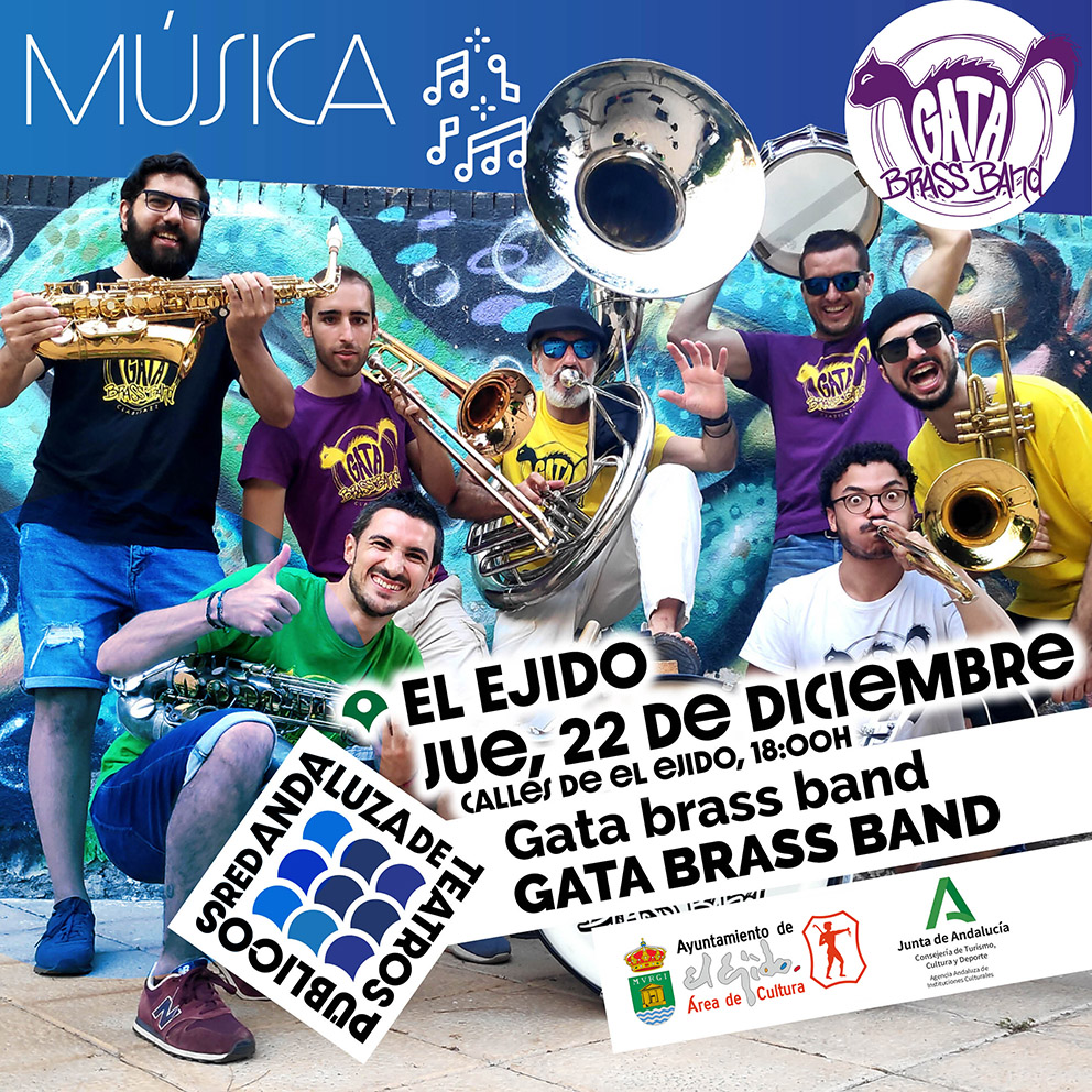 Navidad Cultural 2022 de El Ejido – Gata Brass Band «Gata brass band»