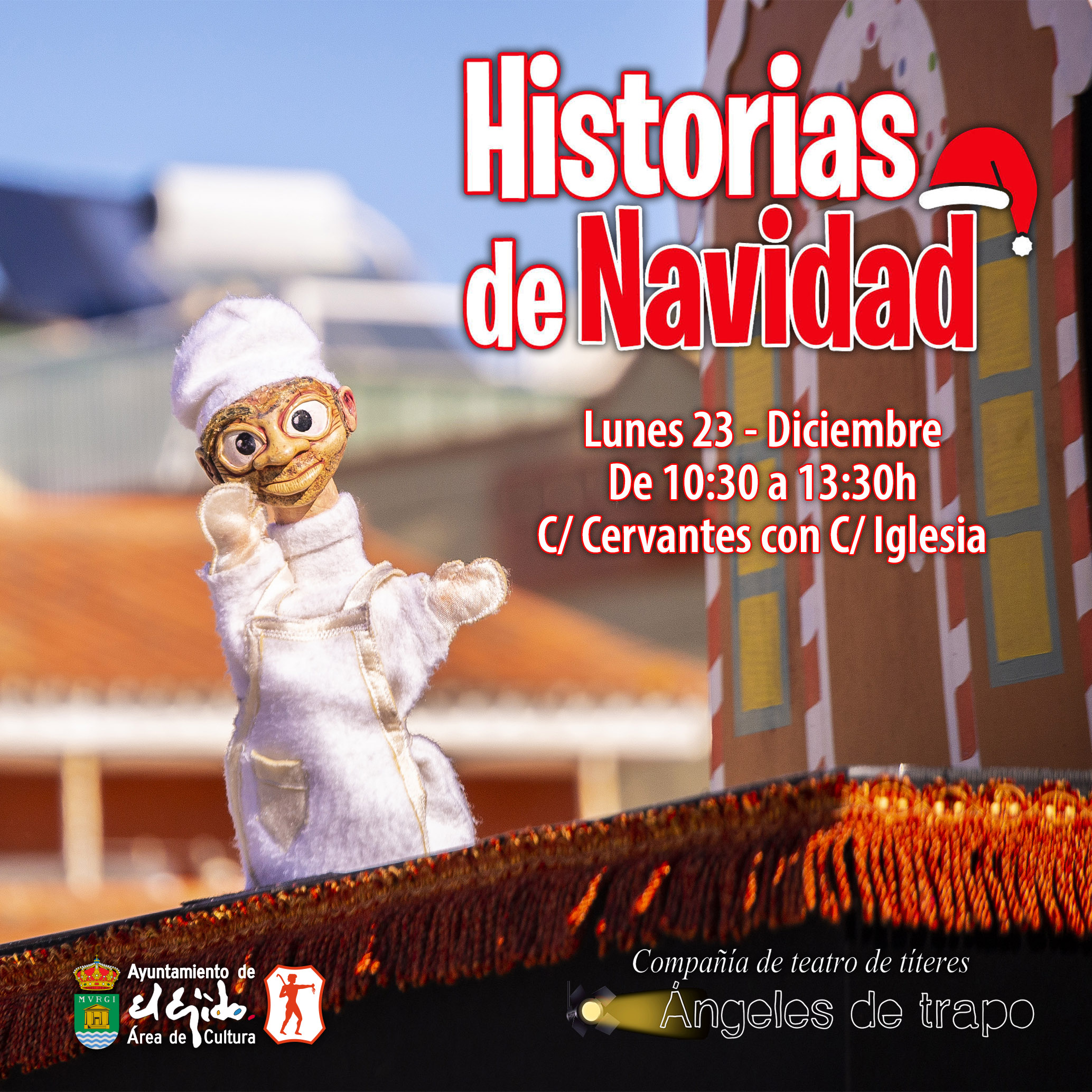 Navidad 2024 de El Ejido – Ángeles de trapo compañía de teatro «Historias de Navidad»