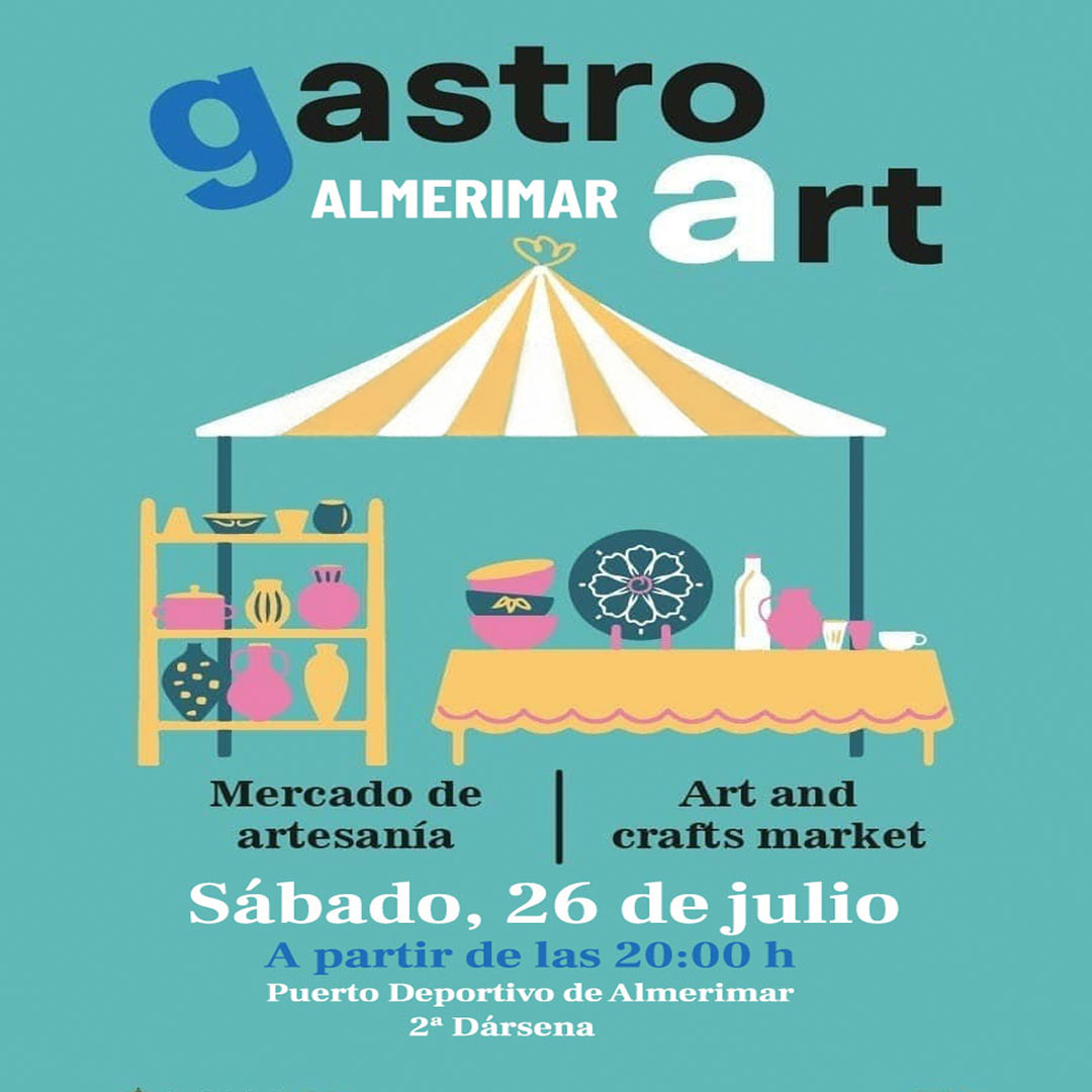 Verano Cultural El Ejido 2025- Gastro art – Sábado, 26 de julio – Almerimar, 20 h