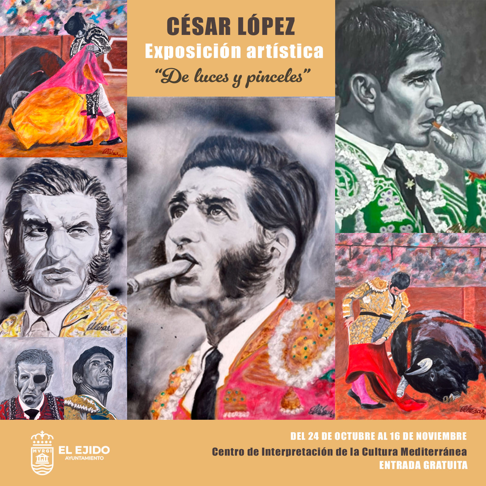 Otoño Cultural – Exposición artística de César López «De luces y pinceles» – Hasta el 21 de noviembre – CCM