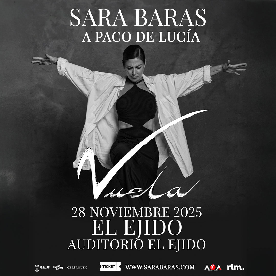 Espectáculo ‘Vuela’ de Sara Baras – Auditorio – Viernes, 28 de noviembre, 21:00 h