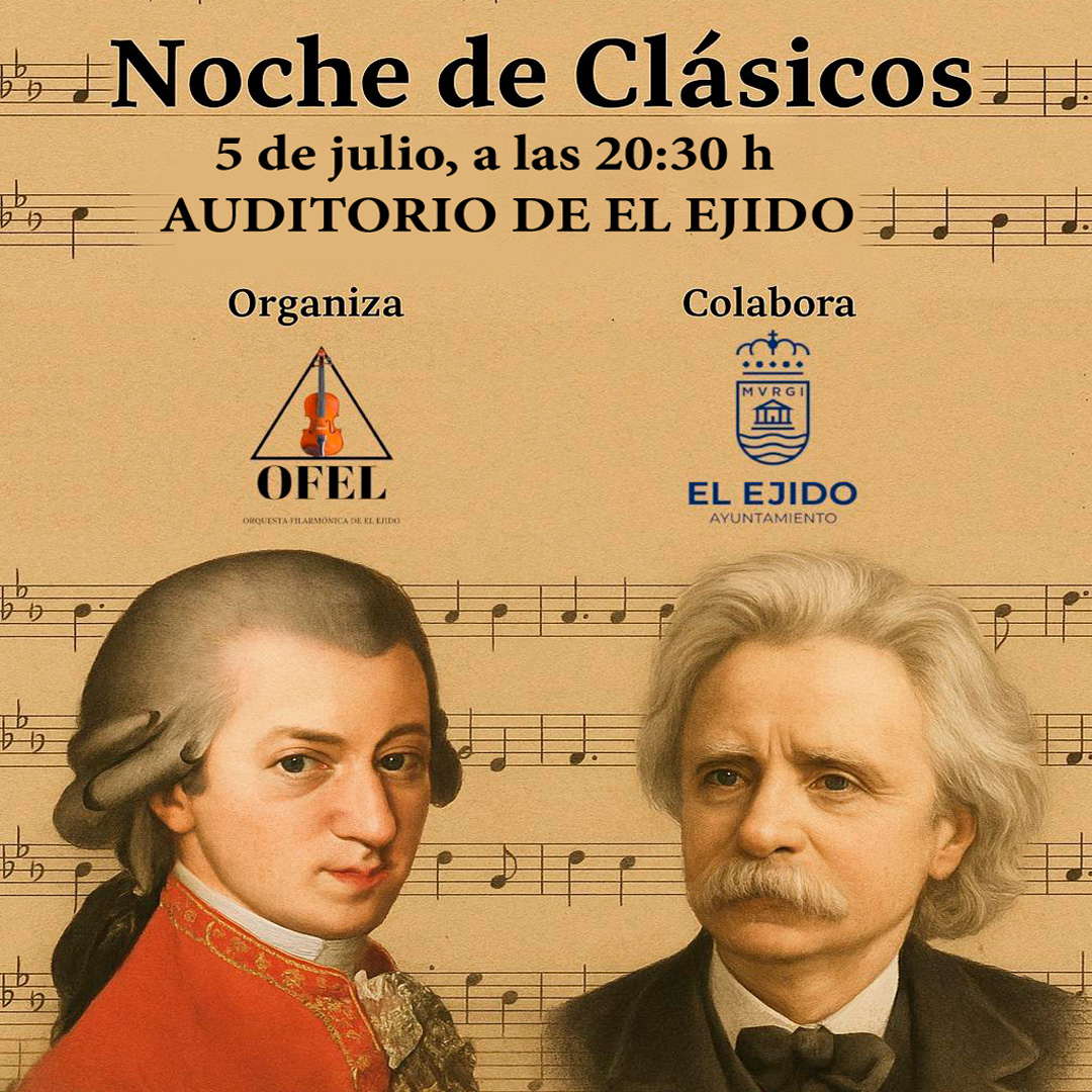 Concierto OFEL «Noche de clásicos» – Auditorio – Sábado, 5 de julio, 20:30 h