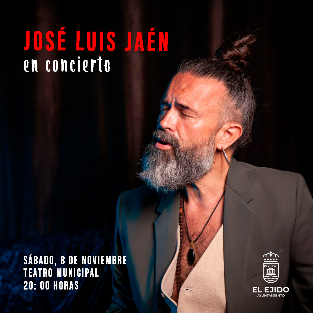 Otoño Cultural – José Luis Jaén en concierto – Sábado, 8 de noviembre – Teatro Municipal, 20:00 horas
