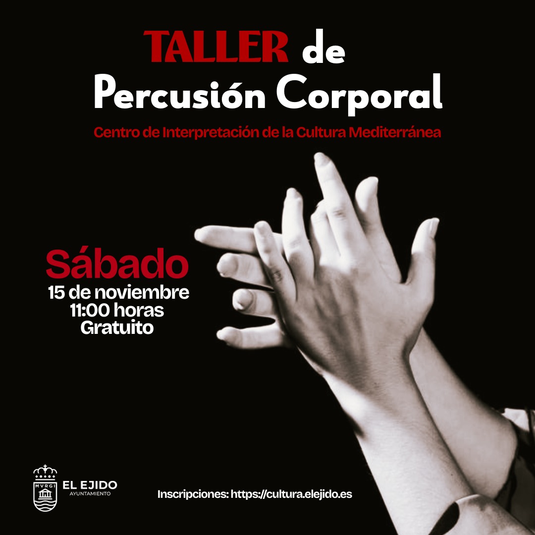 IV Semana del Flamenco – Taller de percusión corporal- Sábado, 15 de noviembre, 11:00 horas
