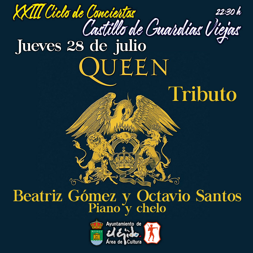 Verano Cultural 2022 de El Ejido – Beatriz Gómez y Octavio Santos «Tributo a Queen»