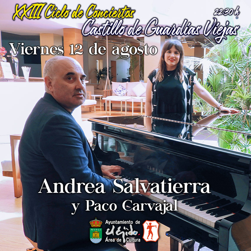 Verano Cultural 2022 de El Ejido – Andrea Salvatierra y Paco Carvajal