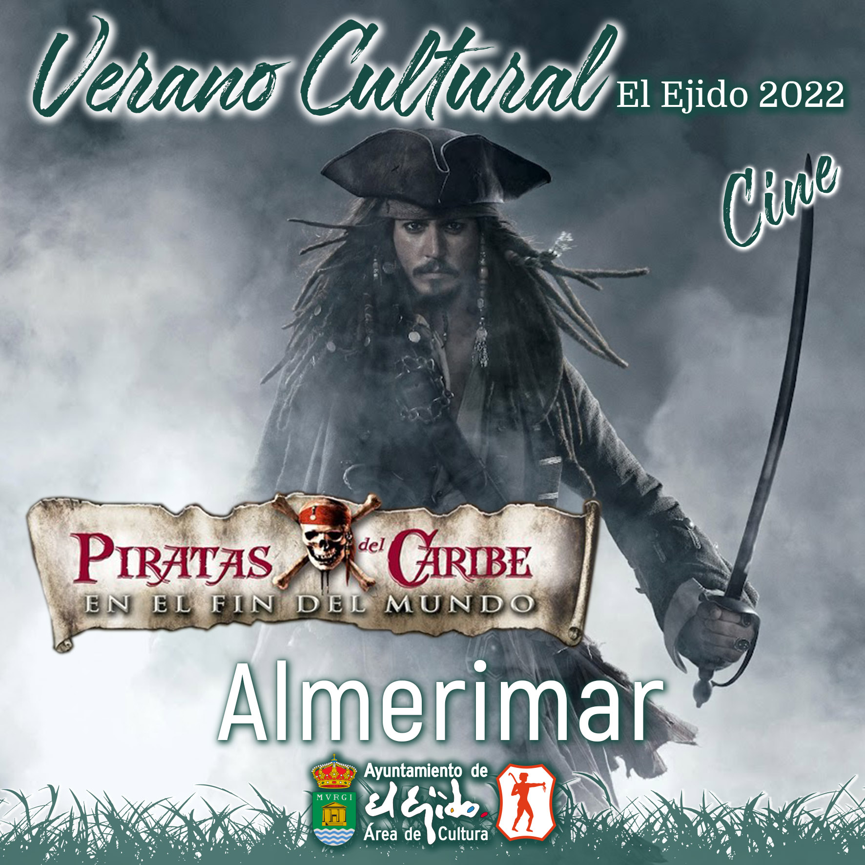 Verano Cultural 2022 de El Ejido – Cine – Almerimar – Piratas del Caribe en el fin del mundo