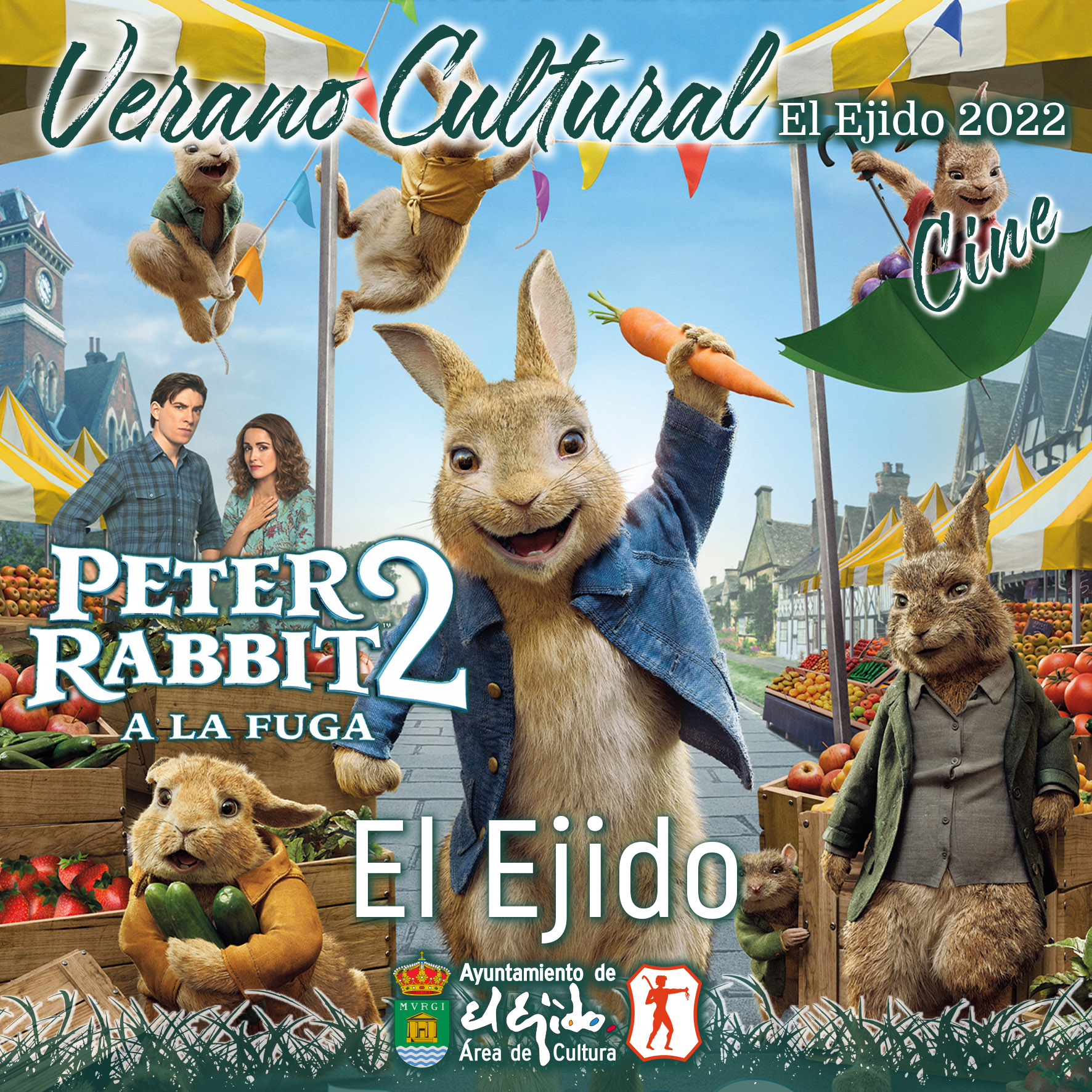 Verano Cultural 2022 de El Ejido – Cine – El Ejido – Peter Rabbit 2 a la fuga