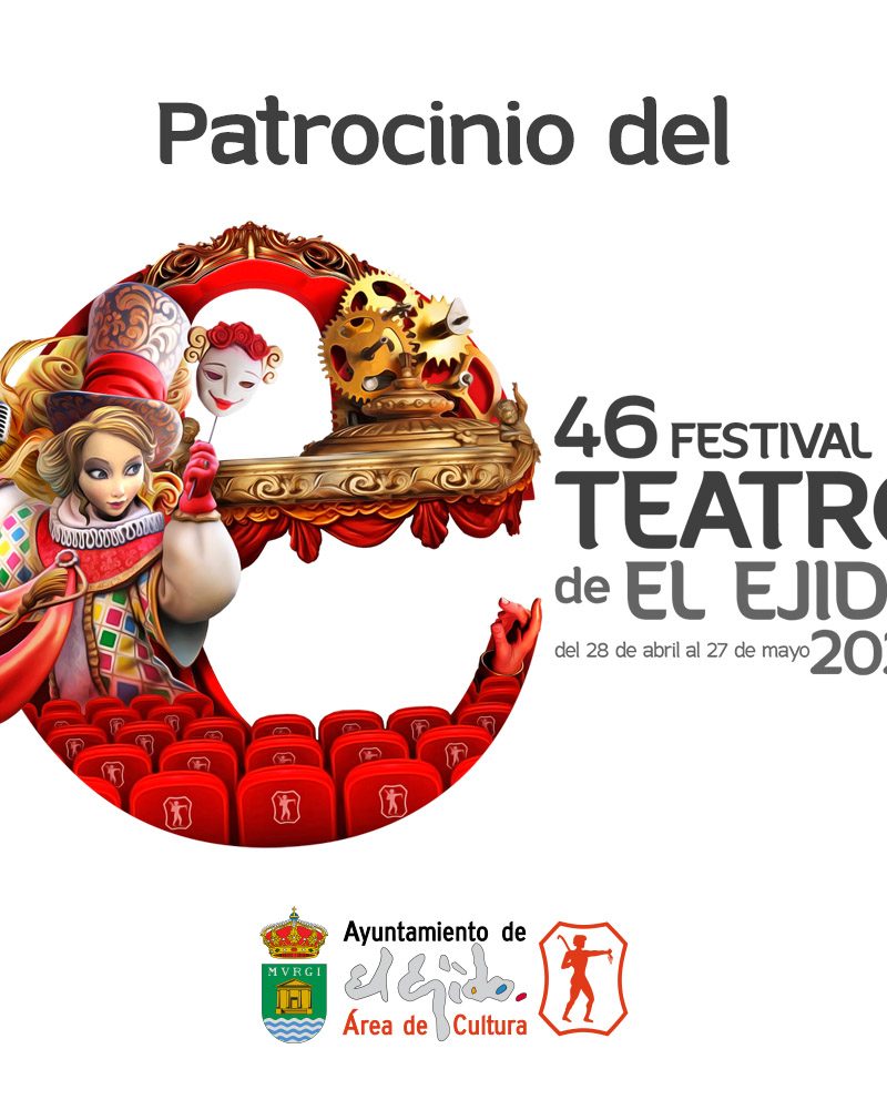 Patrocinio 46 Festival de Teatro de El Ejido 2023