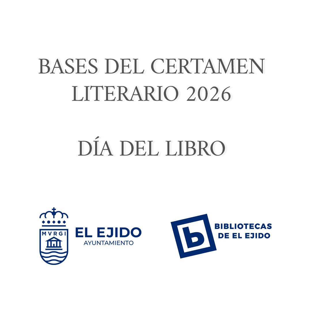 Bases del Certamen Literario y Concurso de marcapáginas. Día del Libro, 23 de abril de 2026