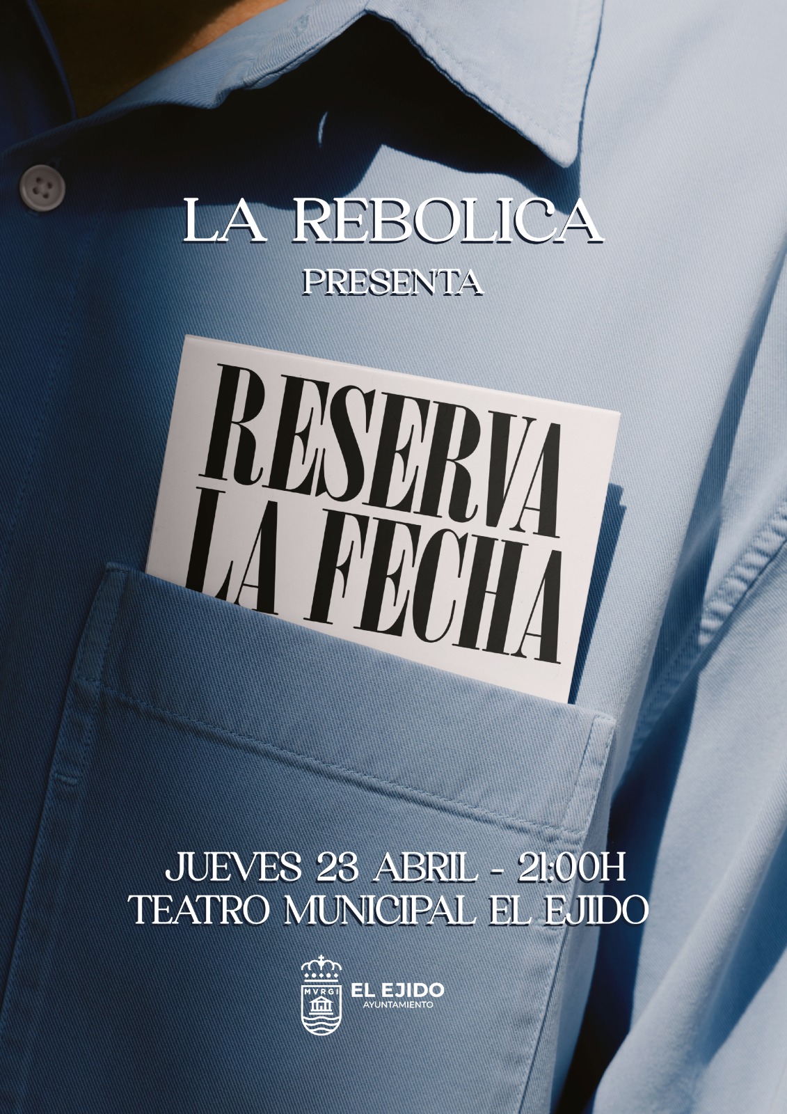 MTA 2026 – La Rebolica «Reserva la fecha» – Jueves, 23 de abril – 21:00 h – Teatro Municipal