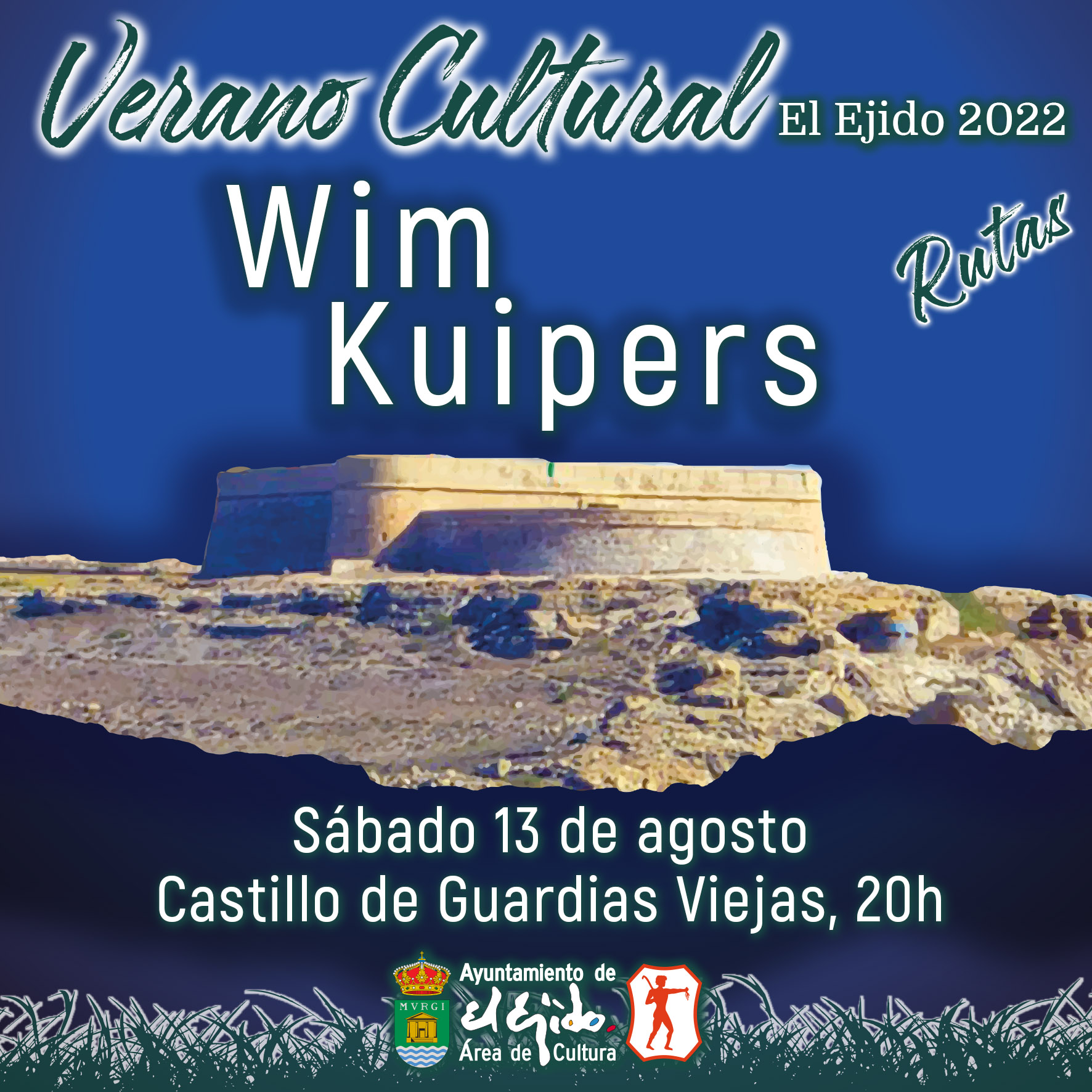 Verano Cultural 2022 de El Ejido – Rutas – Wim Kuipers – Sábado 13 de agosto