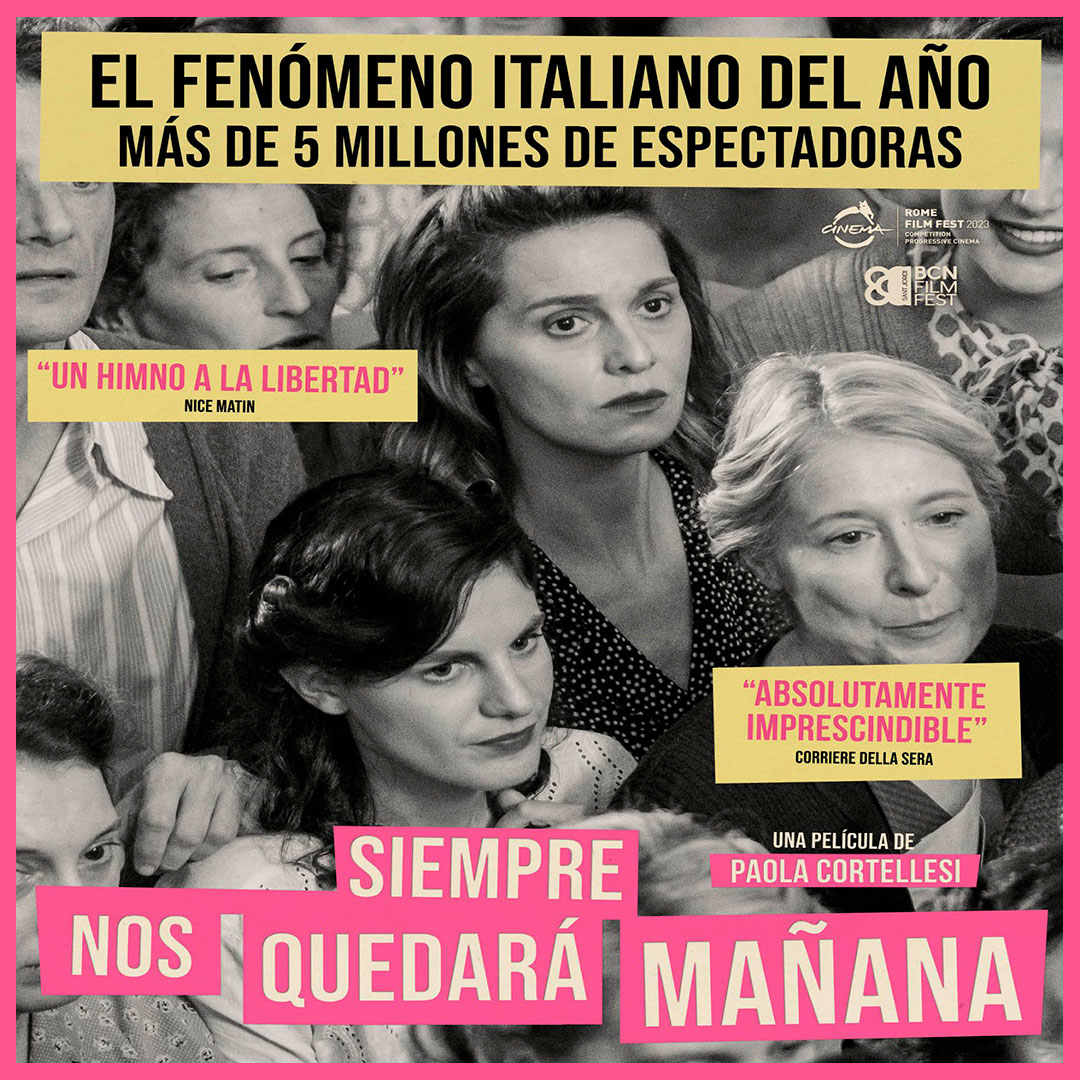 Otoño Cultural 2025 El Ejido – Ciclo de cine Mediterráneo – «Siempre nos quedará mañana»- Martes, 21 de octubre, 20:30h