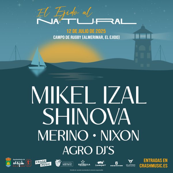 El Ejido al natural – Campo de Rugby, Almerimar – Sábado, 12 de julio, 20:30 h