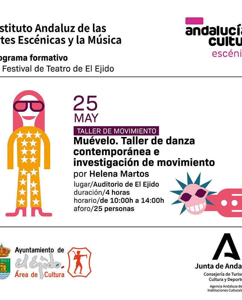 FTE 2024 – Programa Formativo del Festival de Teatro – «Muévelo. Taller de danza contemporánea e investigación de movimiento» Sábado 25 de mayo
